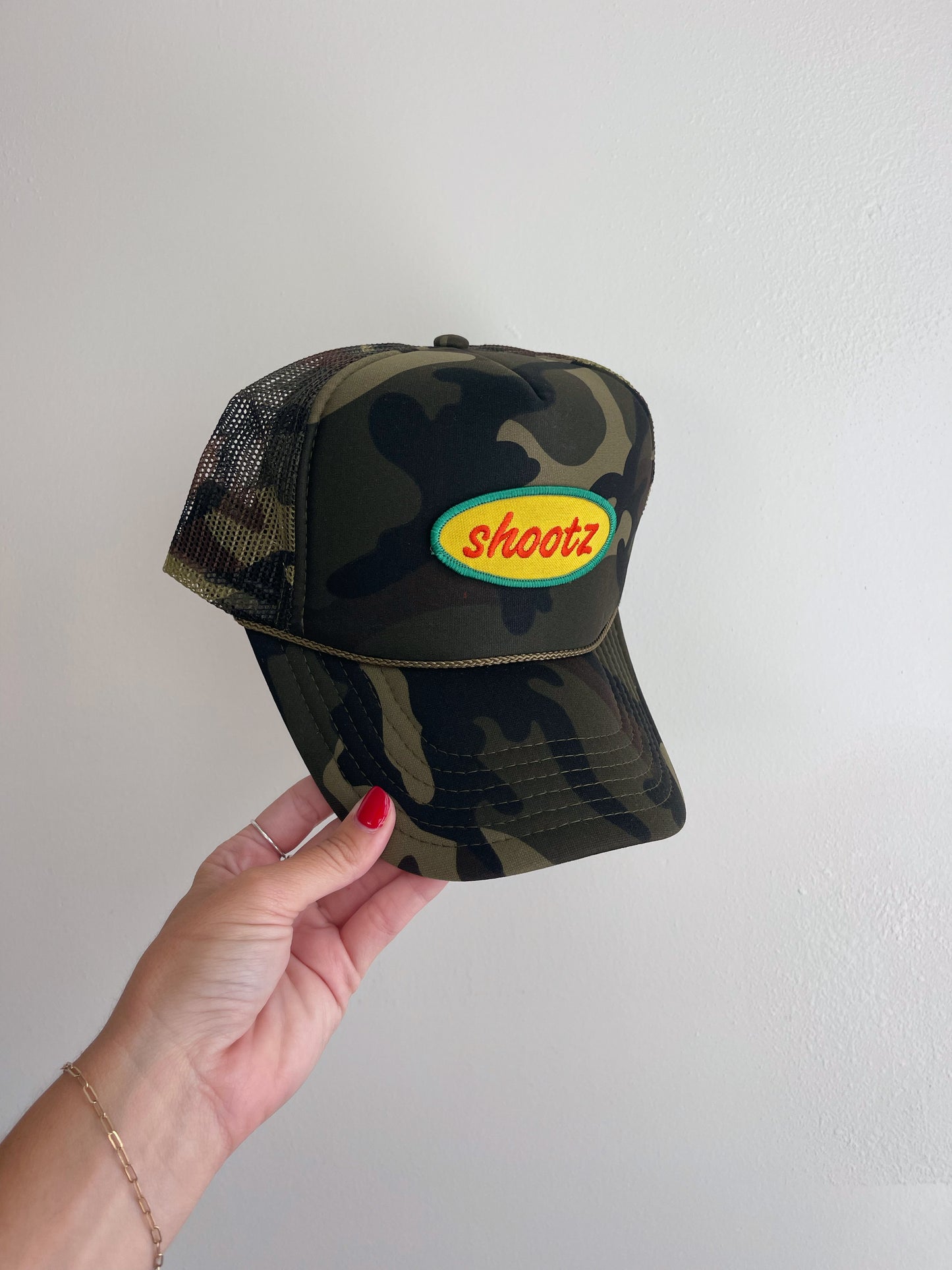 Shootz Camo Trucker Hat