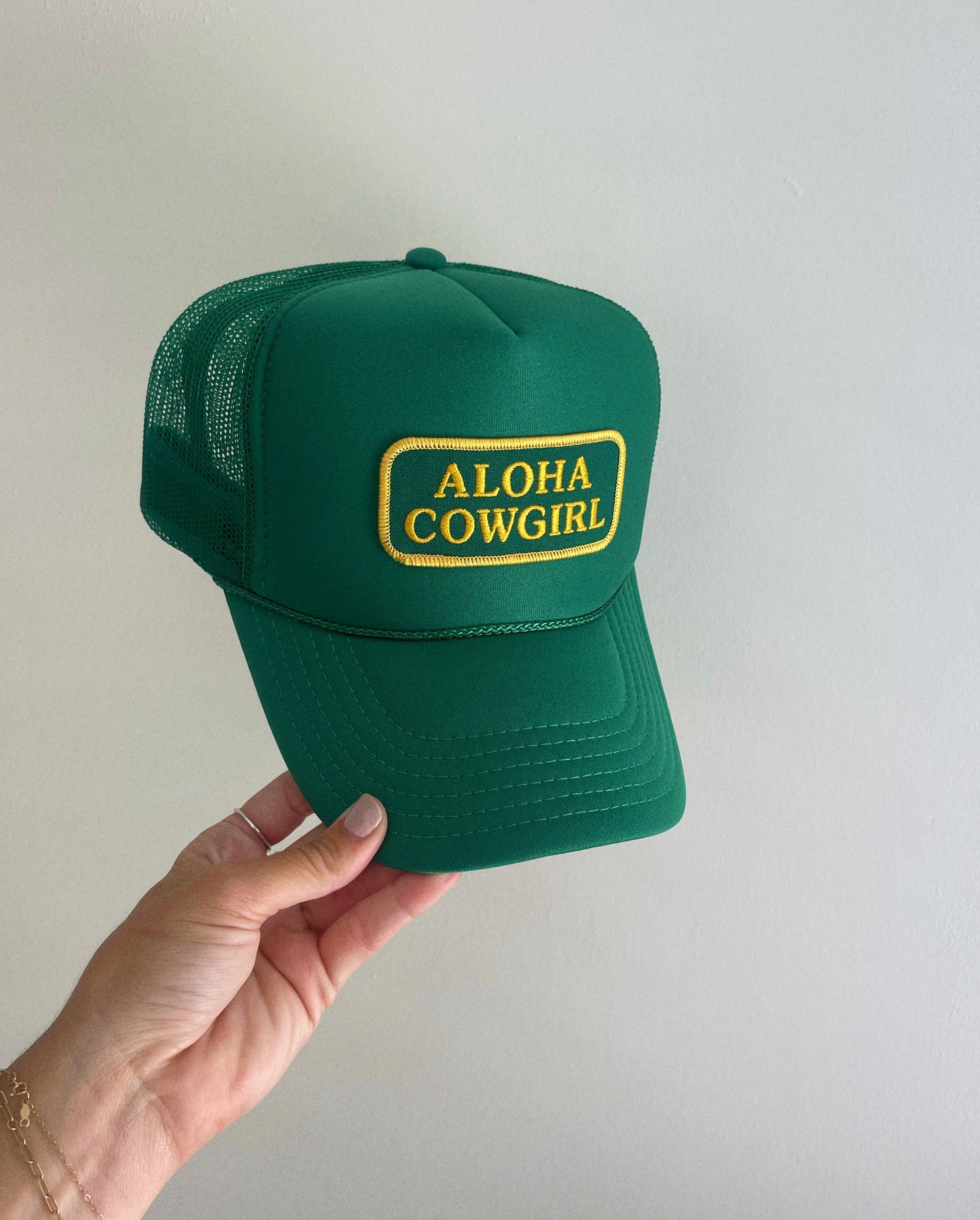 Aloha Cowgirl Trucker Hat