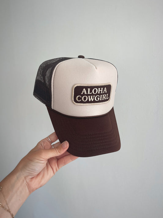 Aloha Cowgirl Trucker Hat